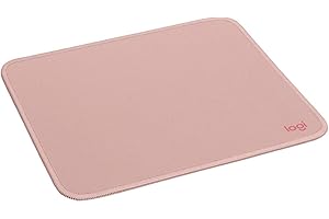 Logitech Mouse Pad - Studio Series, Tapis de Souris d'Ordinateur, Base Caoutchouc Anti-Dérapant, Glissement Facile, Résistant aux Eclaboussures, Durable, Portable, Moderne - Rose