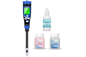 UIUZMAR Testeur Numérique de pH du Sol pour Plantes D'intérieur, Mesure du pH du Sol pour Coco et Solution Nutritive, Kit de Test de Sol pour Jardin, Serre Intérieure, Agriculture et Plantes D'extérie