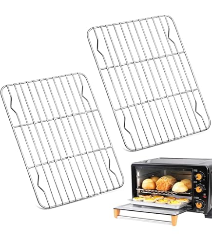 Edelstahl Abkühlgitter Backen - Vielseitiges Küchenzubehör Grillrost