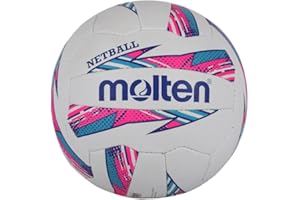 Molten Femme Striker Netball Club et Match Level, Rose/Bleu, Taille 5