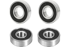 Flewdart 4pcs 608RS Ball Bearings 8x22x7mm Frictionless ABEC 9 608 2RS for Skateboard, Electric Longboard Shielded Ball Beari
