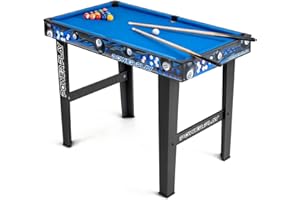 TOYRIFIC Powerplay 3ft Pool Table, Mini Table Pool Game for Kids & Adults, Compact & Portable, Easy Storage, Gift for Boys and Girls