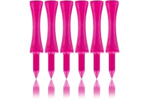 LIKOSO Lot de 100 tees de golf en bambou sans plastique (25 mm, 32 mm, 38 mm, 44 mm, 51 mm, 57 mm, 70 mm)