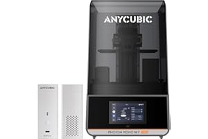 ANYCUBIC Photon Mono M7 Pro Resin 3D Drucker mit Airpure, mit 10,1 Zoll-14K-Bildschirm, mit 170 mm/h Hochgeschwindigkeit, COB-Lichtquelle, Leveling-Free, Rückstandserkennung, Druckgröße 223x126x230 mm