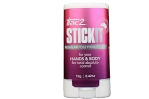 iTAC2 Stick It Level 2 (Regular Strength) Total Absolute Control Pole Dance Fitness Sports Grip Roll On Stick 12gm