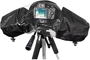 Kingwon Kamera-Regenjacke, Regenjacke, wasserdicht, Regenschutz für Canon, Nikon, Sony, Olympus, Panasonic und Pentax digitale Spiegelreflexkameras