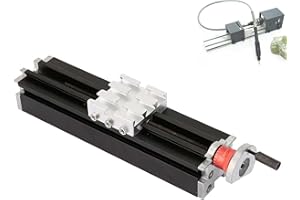 HILILAND Querdrehmaschinen aus Metall, Werkzeugset, Längsführung, Gleitblock, gekreuzt, aus Metall, Mini für X, Y, Z, 3-dimensionales Werkzeug aus Holz