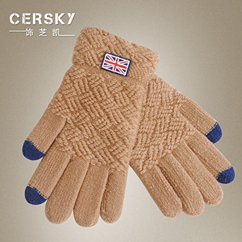 Woolen gloves warm gloves touch screen gloves knitted a couple of gloves,Figure blue Woolen gloves warm gloves touch screen gloves knitted a couple of gloves,Figure blue