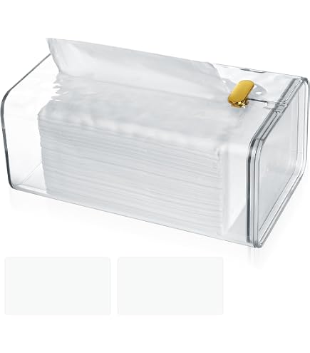 Acryl Taschentuchbox Mit Deckel – Transparent, Elegant & Platzsparend