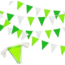Wimpelkette Rot/weiß – 20 M Lang, 54 Dreieckswimpel, Für Partys & Garten