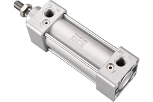 Heschen Cilindro neumático estándar, SC 40-50, PT1/4'' Puerto, 40mm diámetro, 50mm Carrera, Doble Efecto