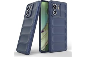 GOKEN Cover per Motorola Edge 40 / Motorola Edge 2023, Custodia in Morbido Silicone Antiurto con Impugnatura Laterale Antiscivolo e Design Elegante Monocolore, Case -Blu scuro