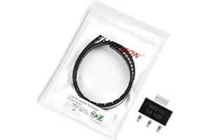 Chanzon 50pcs AMS1117-5.0 5v SOT-223 Low Dropout Voltage Regulator Transistor SMD