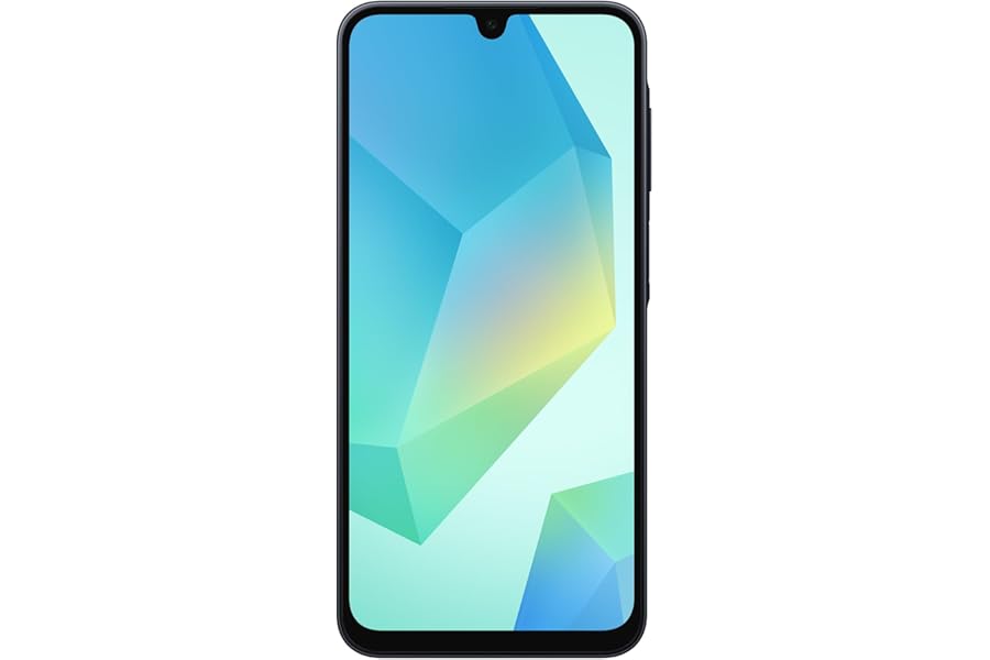 Samsung Galaxy A16 Android 14 Smartphone, Super AMOLED Display 6.7" FHD+, 4GB RAM, 128GB, 5000mAh Battery, IP54 Resistance, Expandable Memory Up to 1.5TB, Black