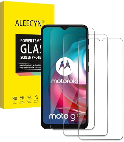 TECHGEAR 3D Schutzfolie Für Motorola Moto G30/G10 – Vollständige Abdeckung, 9H Gehärtetes Glas