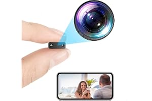 LICAEVEY Mini WiFi-kamera för Inomhusövervakning Av Babydjur Inomhus, 1080P HD Trådlös Hemsäkerhetskamera med Mörkerseende, Rörelsedetektering, Liten Dold Spionkamera
