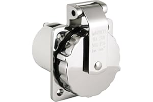 Marinco Stainless steel 16 amp Inlet
