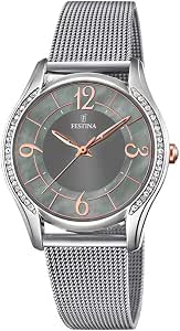 Festina Montre Femme Analogique Quartz F16698-2 - Bracelet Céramique Élégante Et Précise