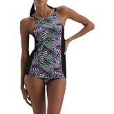 Mountain Women's Swimmer Dress Swimsuit, Knitted