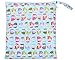 niceEshop(TM) Baby Infant Waterproof Zipper Wet and Dry Diaper Bag for Baby Carriage (Owl Print)
