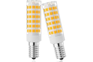 VIIVUU E14 LED Glühbirne Warmweiß 7W-Leuchtmittel E14 LED,40W Halogen Dunstabzugshauben Lampe Ersatz,LED Birne E14 3000K Glühbirnen,LED Kühlschranklampe E14 für Kühlschrank,Nähmaschine 2 Stück