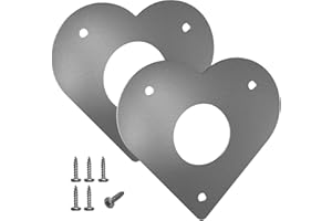 Gardemics Spechtschutz für Nistkasten & Vogelhaus - Extra sicherer Fluglochschutz für Nistkästen inkl. Schrauben - Mit Gratis eBook (28+32 mm Set)