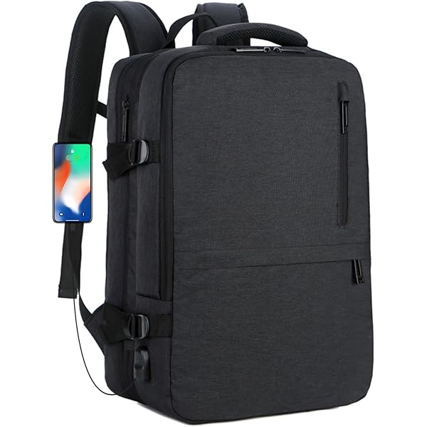 Zaino Donna Con Porta USB - Per Laptop, Scuola, Viaggi, Design Moderno - Foto 12