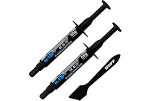 BSFF Pasta Térmica, 11g con Toolkit CPU Paste Thermal Compound Heatsink for IC/Processor/CPU/All Coolers, Carbon Based High P