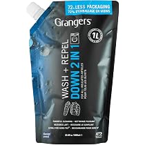 Granger's 2-in-1 Cleaner & Proofer – Cleans & Waterproofs Outdoor Gear In One Wash, 1 Litre