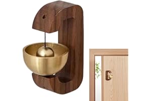 Fowybe Türgong aus Holz | Magnetisch befestigte Türklingel für Unternehmen,Shopkeepers Bell Door Chime für Unternehmen beim Betreten und leichte, einzigartige Glocke für Tür, Wand, Laden