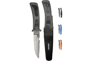 Cressi Vigo Knife - Coltello Professionale Subacqueo per Immersioni e Apnea