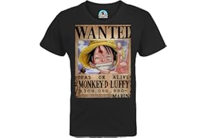 FRENCH UNICORN T-Shirt Enfant Mixte One Piece Monkey D Luffy Recompense 300 Millions De Berry