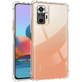 Xiaomi Redmi Note 10 Pro ile Uyumlu Kapak Kamera Korumalı Antişok Airbag K&ouml;şe Korumalı Silikon Şeffaf Kılıf