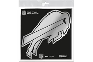 Wincraft Adesivo 15 x 15 cm – NFL METALLIC Buffalo Bills