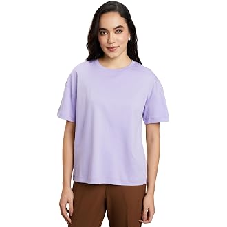 Symbol Premium Women Super Soft Cotton Round Neck Solid...