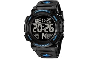 BEN NEVIS Montre Numérique pour Homme Montres Militaires de Sport 5ATM Chronographe Extérieur étanche Montres Militaires pour Hommes avec éclairage Arrière LED/Alarme/Date