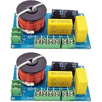 Séparateurs De Fréquence Juwaacoo – Lot De 2, Pour 3 Haut-parleurs, 200 W, 4-8 Ohm, Réglage 6/12 DB/oct