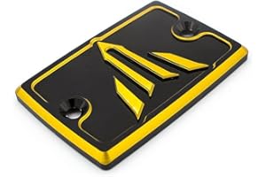 FXCNC CNC Motorcycle Front Brake Fluid Reservoir Cap Cover Compatible with MT07 MT-07 FZ07 FZ-07 FZ09 FZ-09 MT09 MT-09 FJ-09 MT10 FZ10 FZ-10 MT-10, MT09 Tracer, XSR 700/900 ABS