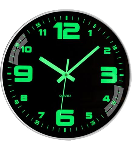 Orologio Da Parete Moderno DIYZON - 30cm, Silenzioso, Batteria AA - Foto 8