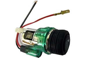 Tecniks LIG01 Universal Illuminated Car Cigarette Lighter, Built-In Heat Resistant Ceramic Protector, Easy To Install, All Parts Included