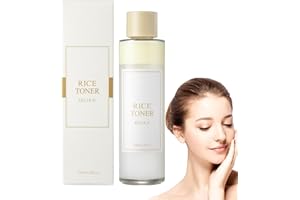 ALELYER Toner au Riz,Rice Toner,Toner Hydratant À L'extrait De Riz,Rice Pure Essential Toner,Naturel Extrait De Riz Hydratant Et Hydratant,Toner à L'extrait de Riz Hydratant pour Peaux Sèches et Sensibles
