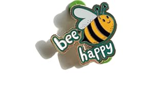 ESLAND Niedliche Emaille-Anstecknadel mit Bienen-Motiv, lustig, coole Anstecknadel für Frauen und Kinder, für Rucksäcke, ästhetische Jacken, Dekoration, Legierter Stahl, Kein Edelstein
