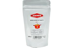 Aksoy 500g Premium MSG (Monosodium Glutamate) | Flavour Enhancer for Cooking, Seasoning, and Marinades for Asian Cuisine & Everyday Dishes (Packaging may vary)