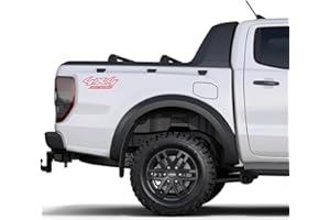 DualColorStampe Autocollants pour Pickup 4 x 4 Off Road (2 pièces DX-SX), hors route, accessoires autocollants de voiture Code 0134 (rouge 031)