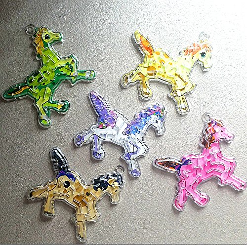 German Trendseller® – 12 x Pferde – Geduldspiele ┃ Kindergeburtstag ┃ Mitgebsel ┃ 12 Stück - 4