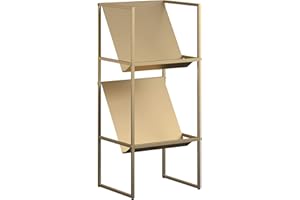 Novogratz Helix Vinyl Record Storage, Gold