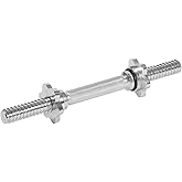 Avessa Short Chrome Weightlifting Bar, Length 36 Cm, Diameter 2.5 Cm, Weight 1.5 Kg