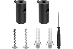 OASHISU Sufitowy rozrusznik do kabli elektrycznych z wyłącznikiem, odłączacz sufitowy, odłączacz kabla elektrycznego, wyłącznik żyrandolowy, hak sufitowy lub ścienny, opaska kablowa, 2 sztuki (czarny)