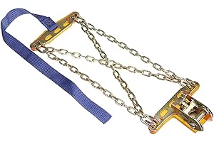 Chaîne de secours de câble antidérapant de Riloer - Chaînes de pneu de neige de ceinture de pneu de sécurité de voiture pour voiture SUV antidérapant, 1PC