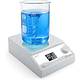 HYCC Digital Magnetic Stirrer Laboratory Magnetic Stirrer Plate with Timing Function (LCD Display Stirring Type)